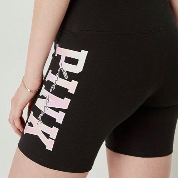 VS PINK FREYA TIE DYE TANK TOP BIKE SHORT SET XL NWT - Picture 8 of 11